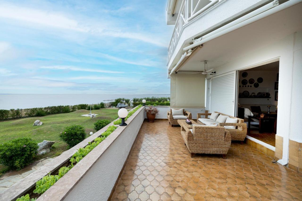Delmare Dom Seafront Villa Kalyves Polygyrou Ngoại thất bức ảnh